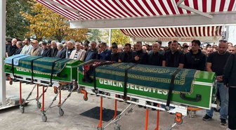 Gemlik'te evlerinde cinayete kurban giden Kara çifti son yolculuğuna uğurlandı
