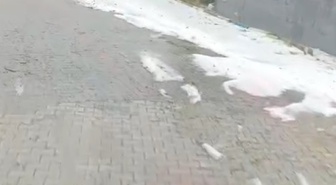 Hatay Arsuz'da fındık büyüklüğünde dolu tarım arazilerine zarar verdi