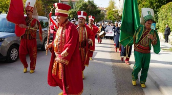 Kırıkkale'de Amatör Spor Haftası mehter takımı eşliğindeki kortejle başladı