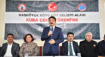 Kırşehir Hashöyük'te yeni yerleşim kurasında 46 tapu hak sahiplerine teslim edildi