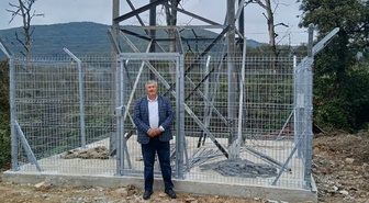 Samsun Kavak Çukurbük'te 30 yıllık iletişim sorunu için baz istasyonu kuruldu