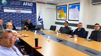 Sinop AFAD, kamu kurumlarına sivil savunma uzman ve amir eğitimi verdi