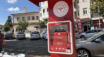 Tekirdağ'da 3 noktaya kalp durmalarına müdahale için ASELSAN OED cihazları kuruldu