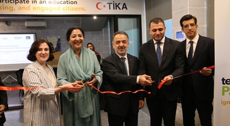 TİKA, İslamabad'da eğitim merkezi ve ilk otomatik balmumu temel levha tesisini açtı