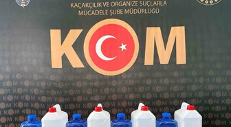 Yozgat Boğazlıyan'da polis, 30 litre kaçak etil alkol ele geçirdi