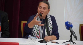 7 bölge 9 ilde eş zamanlı düzenlenen Gazze paneli Manisa CBÜ'de yapıldı