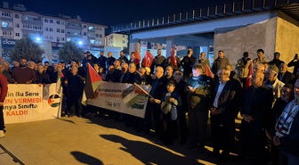 Çankırı'da İsrail'in Gazze saldırılarının 3. yılında protesto programı düzenlendi
