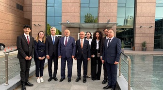 EBYÜ Rektörü Kuyrukluyıldız, eğitim hedefleri için Binali Yıldırım'ı ziyaret etti
