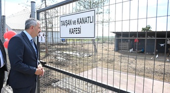 Edirne Valisi Yunus Sezer, Süloğlu'ndaki 42 dönümlük sahipsiz hayvan alanını gezdi
