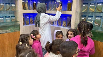 Elazığ’da öğrencilerden balık müzesini gezdi