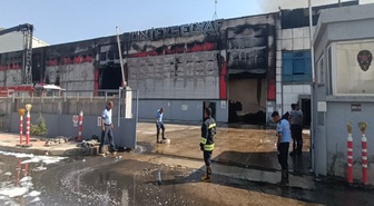 Gaziantep'te elyaf fabrikasını sigorta için yaktırdığı iddia edilen L.K. tutuklandı