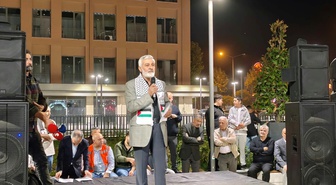 İsrail'in Gazze'deki soykırımının 3. yılı Adıyaman'da yürüyüşle protesto edildi