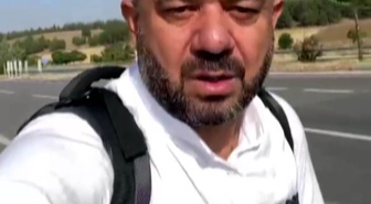 Kahramanmaraş'tan umreye yürüyerek giden Ahmet Okur, 8 günde Medine'yi hedefliyor