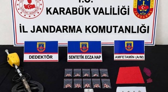 Karabük'te 5 operasyonda 100 sentetik hap ele geçirildi, 10 şüpheli sevk edildi