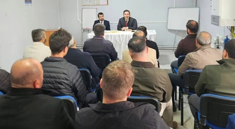 Kaymakam Yıldırım, Aydıntepe'de din görevlileriyle istişare toplantısına katıldı