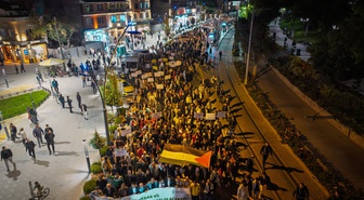 Konya'da Gazze'ye destek yürüyüşünde İsrail'in saldırıları protesto edildi