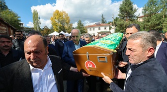 TBMM Başkanı Kurtulmuş, Selahattin Çetiner'i Kızılcahamam'da son yolculuğuna uğurladı