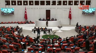 TBMM Genel Kurulu... İskender Bayhan'dan Cumhurbaşkanı Yardımcısı Yılmaz'a: Bu ülkenin işçileri, emekçileri size niye güvensin?