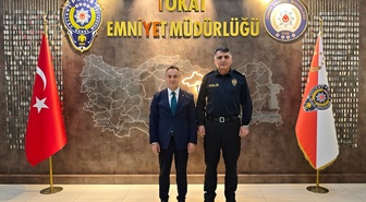 TOGÜ Rektörü Yılmaz, yeni Emniyet Müdürü Şengül'e hayırlı olsun ziyaretinde bulundu