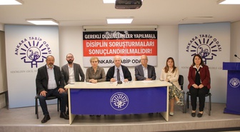 Ankara Tabip Odası, 18 aydır Onur Kurullarındaki disiplin boşluğuna dikkat çekti