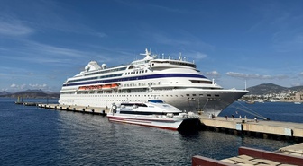 Astoria Grande kruvaziyeri Bodrum'a 447 turist getirdi, Marmaris'e gidecek