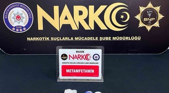 Bilecik'te narkotik ekipleri metamfetamin ele geçirdi, 1 şüpheli yakalandı