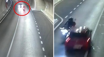 Bursa'da 1 kişinin öldüğü tünel kazasında yeni görüntüler