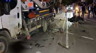 Bursa İnegöl'de motosiklet-vinç kazasında yaralanan Mustafa Can Öztürk 5 gün sonra öldü