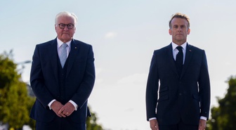 Fransa Cumhurbaşkanı Macron, Almanya Cumhurbaşkanı Steinmeier'i ağırladı