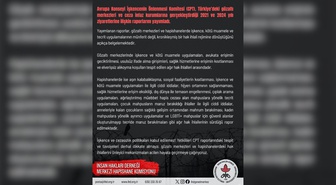 İHD Hapishane Komisyonu, CPT raporlarındaki ihlaller için yetkililere acil çağrı yaptı