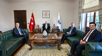 Kırklareli Valisi Turan, üç yargı başkanını makamında ağırladı