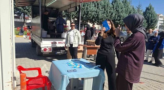 Kütahya Hisarcık'ta anne ve bebek sağlığı için bilgilendirme standı kuruldu