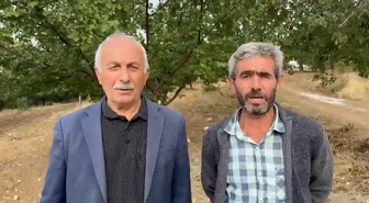 Malatya Akçadağ'da kurttan kaçtığı belirtilen keçi dağlık alanda mahsur kaldı