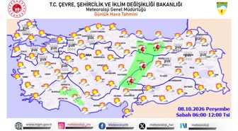 Meteoroloji, Karadeniz ve bazı illerde sağanak ve gök gürültülü sağanak bekliyor