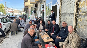 Muş Bulanık Kaymakamı Koşansu, esnafı ziyaret edip sorunları dinledi