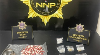 Niğde'de uyuşturucu operasyonunda yakalanan şüpheli 199 uyuşturucu hapla tutuklandı