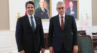 Sağlık Bakanı Memişoğlu, Katar'ın Ankara Büyükelçisi Al-Henzab'ı Bakanlık'ta ağırladı