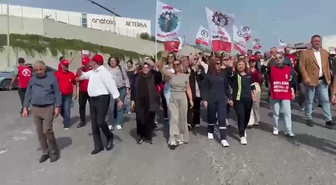 Smart Güneş işçileri Aliağa'da 7 işçinin işe iadesi için yeniden eyleme başladı