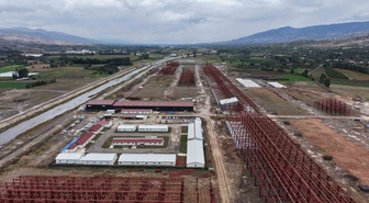 Tokat'ta 595 iş yerli yeşil sanayi sitesinde betonarme işleri yüzde 90'a ulaştı