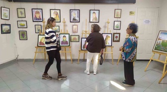 85 yaşındaki ressam Saadet Erdoğan, 28. sergisini Edremit'te açtı