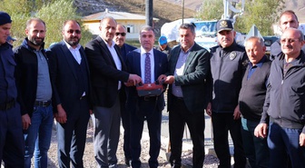 Bayburt Ortaçimağıl'da köy konağı için temel atma programı düzenlendi