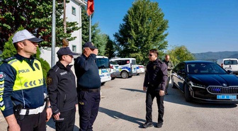 Bilecik İl Emniyet Müdürü Çağlar, trafik ve çevik kuvvet şubelerinde inceleme yaptı