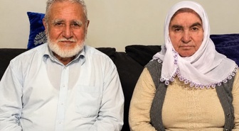 Denizli'de pansiyonda ölen yaşlı çift, Uşak'ın Tatar beldesinde toprağa verildi