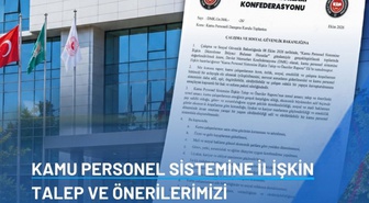 Devlet Memurları Konfederasyonu, 35 saatlik hafta talebini Bakanlığa sundu