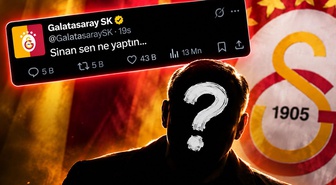 Galatasaray'ın 'Sinan sen ne yaptın' paylaşımının sırrı çözüldü!