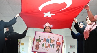 Kadirli'de 4-6 yaş Kur'an kursu çocukları için Amin Alayı ve Bed-i Besmele düzenlendi