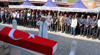 Kahramanmaraş Türkoğlu'nda alacak meselesinde ölen polis memuru Orçan toprağa verildi