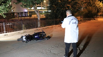 Kilis'te motosikleti devrilen sürücü ağır yaralanarak hastaneye kaldırıldı