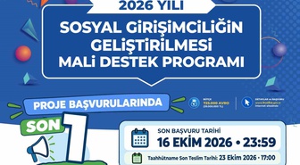 KUZKA'nın sosyal girişimcilik hibe desteğine başvurular 16 Ekim'de sona eriyor