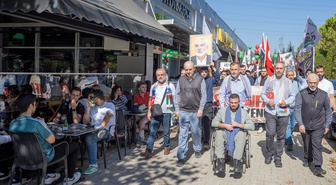 Sakarya ve Zonguldak'ta Filistin'e destek açıklaması yapıldı